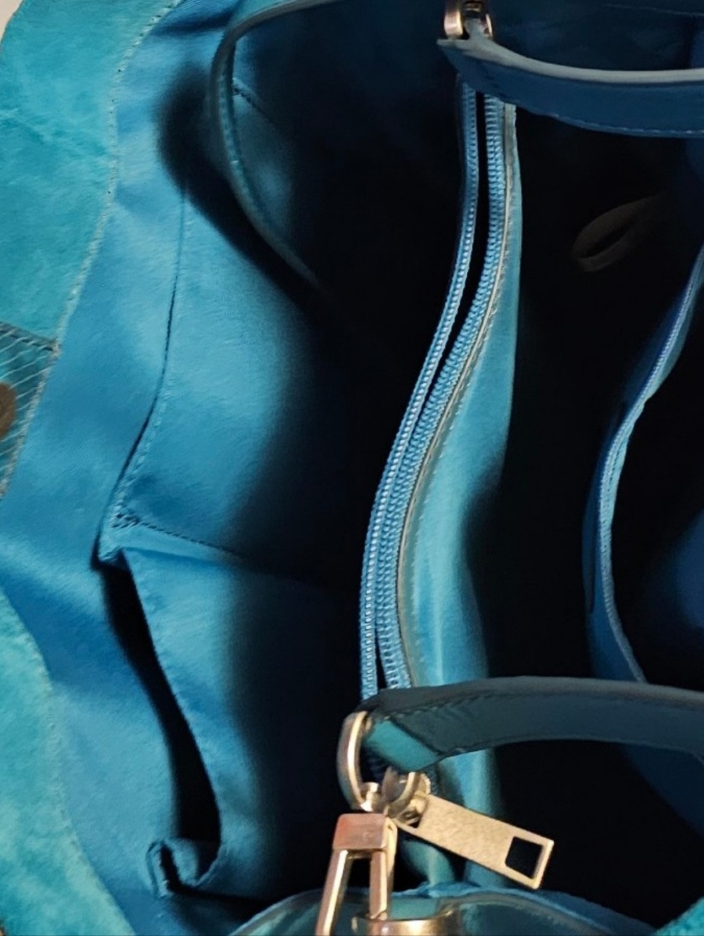 Fossil Carmen Shopper Lagoon Purse-a Bag You Don't Want To Miss Out On - Picture 3 of 4